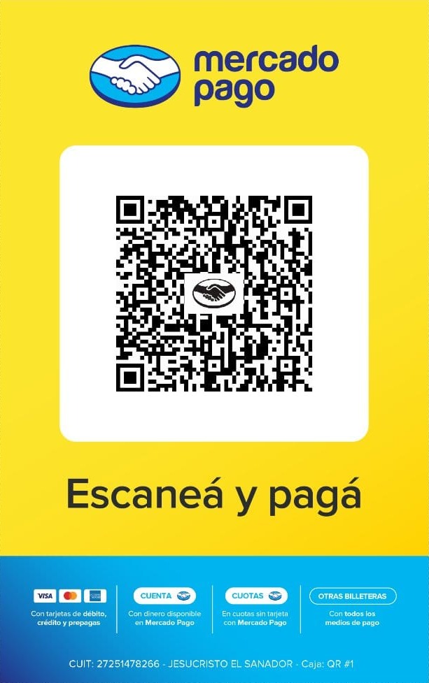 Código QR oficial de Mercado Pago del Ministerio Espasiano